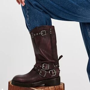 FREE PEOPLE We The Free Janey Engineer Boots